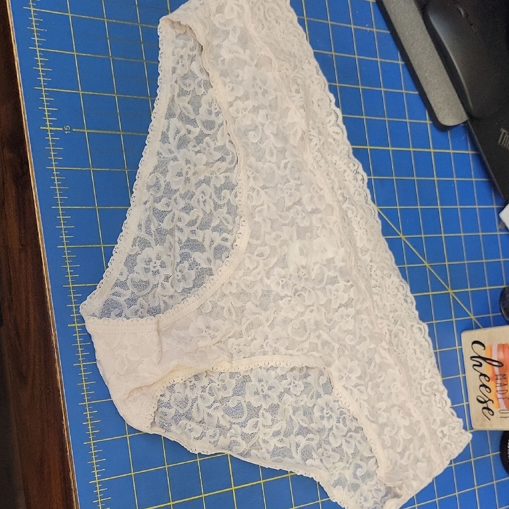 BP Cream Lace Panties XL New